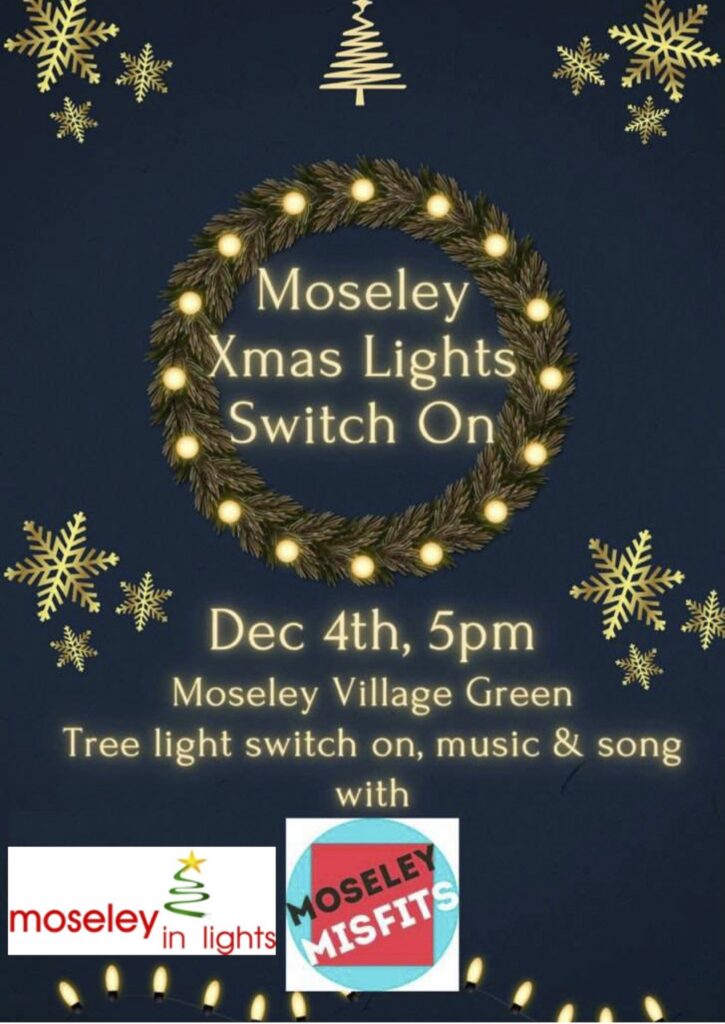 Moseley Christmas Lights poster 2021